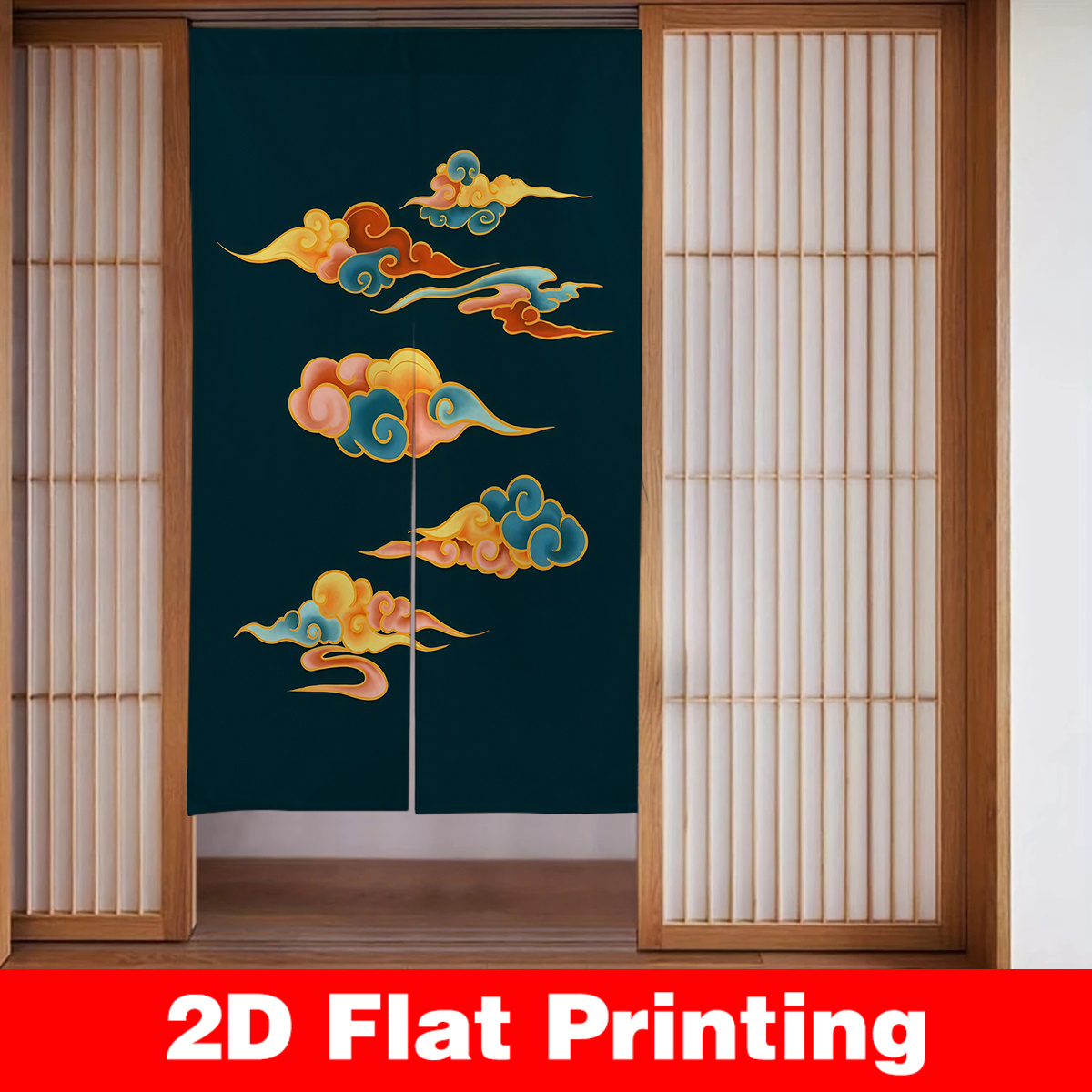 Interior Design Zen Style - Tenda Giapponese Divisoria per Porta, Decorazione