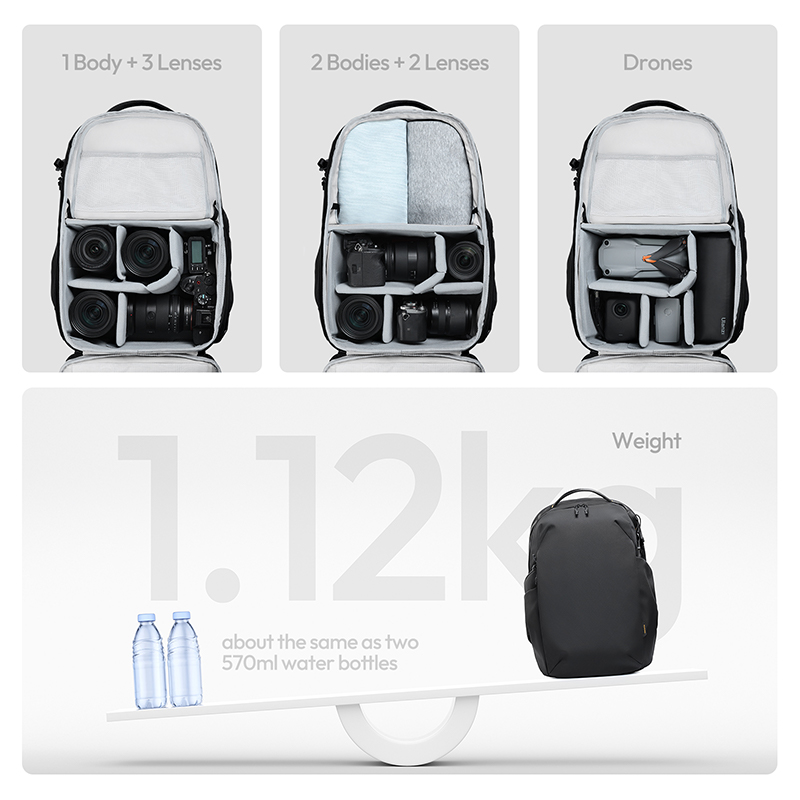 Ulanzi YY038 Zaino da Viaggio  - Interior Design Instagram recensione e prezzo