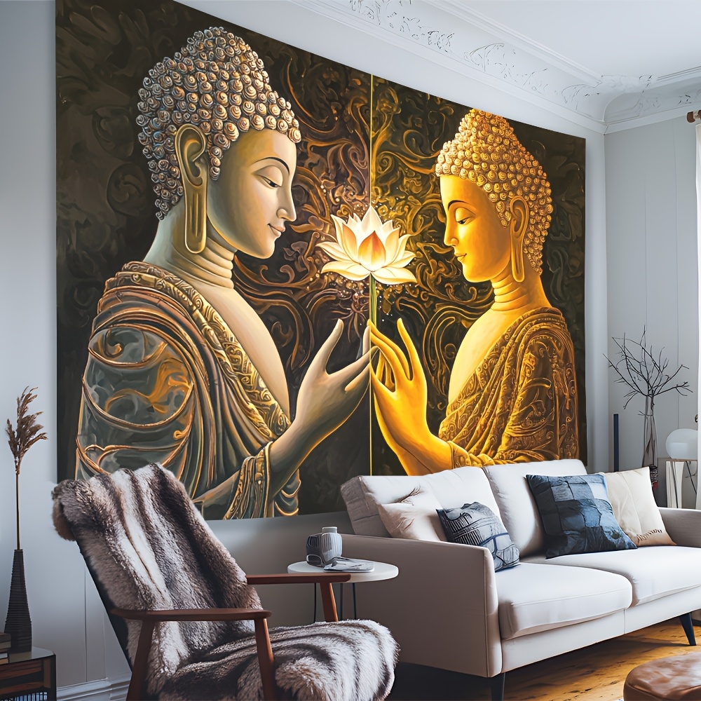 Buddha Lotus Arazzo da parete  - Interior Design Zen Style recensione e prezzo