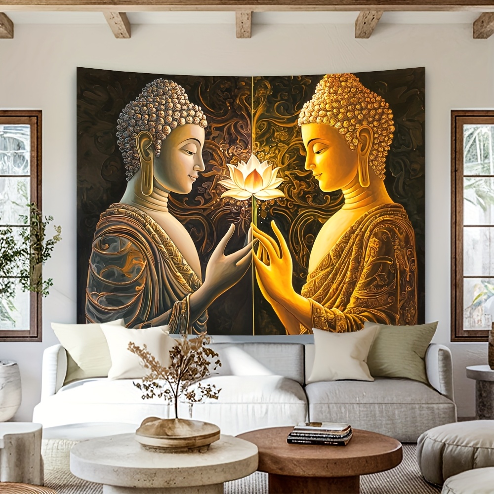 Buddha Lotus Arazzo da parete  - Interior Design Zen Style recensione e prezzo